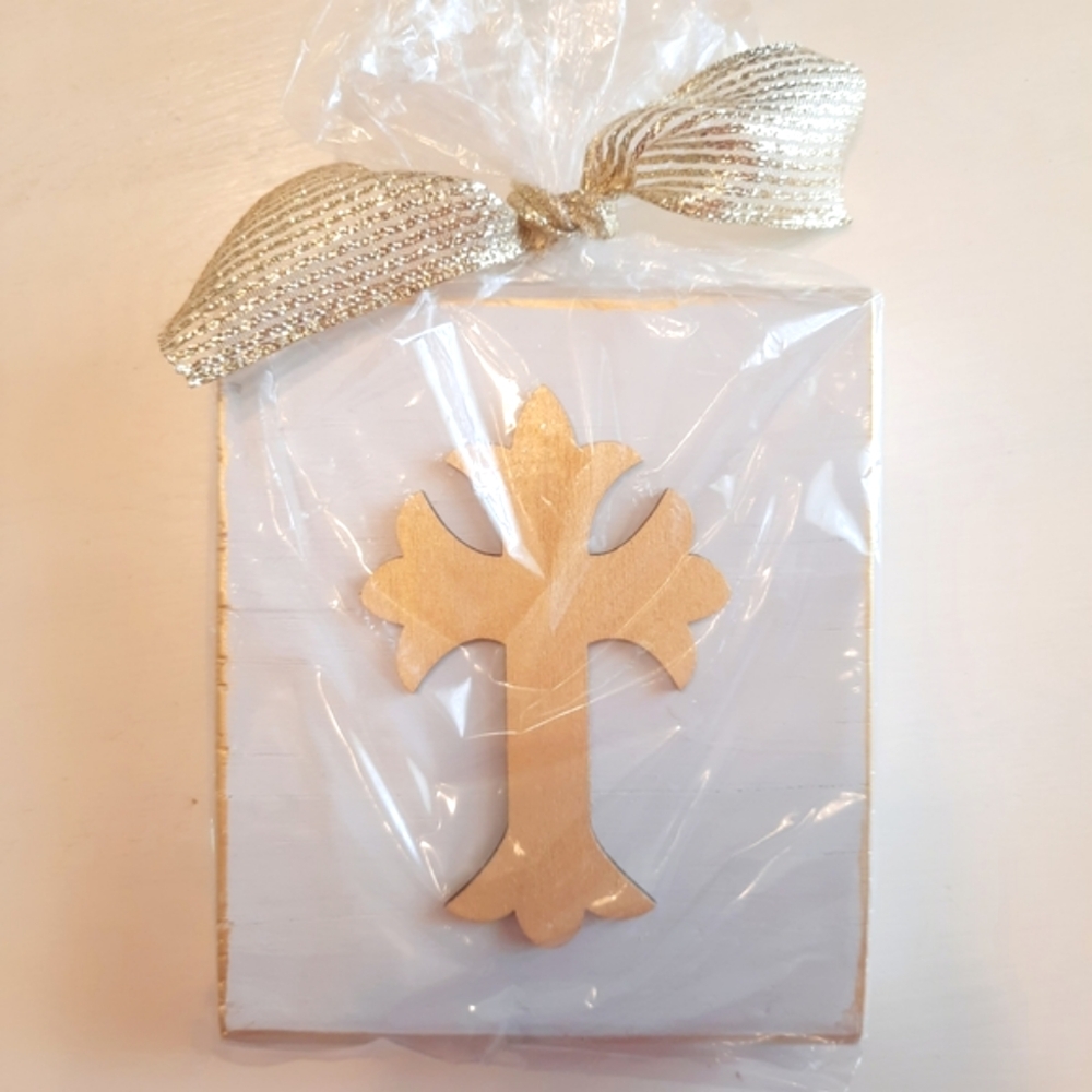 This ornate decorative Christian Cross plaque - Home Decor - Home Accent
